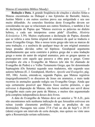 Comentário bíblico moody