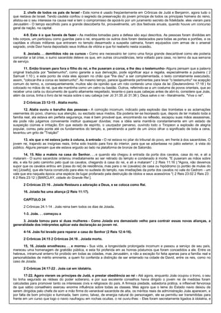 Comentário de josué a ester.