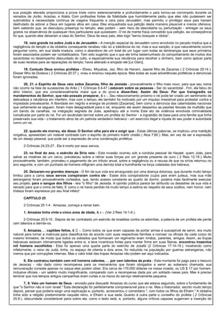 Comentário de josué a ester.