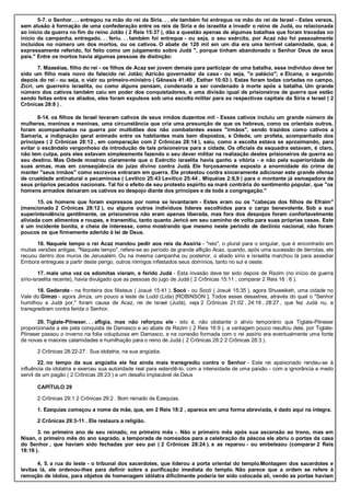 Comentário de josué a ester.