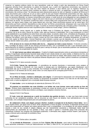 Comentário de josué a ester.