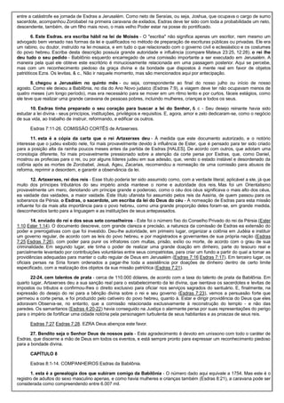 Comentário de josué a ester.