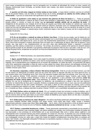 Comentário de josué a ester.