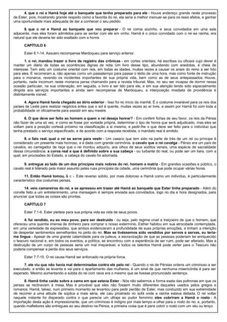 Comentário de josué a ester.