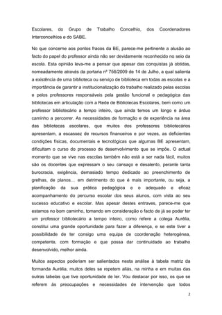 Comentário  Tabela  Matriz