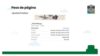 Peso de página
ajustes/medios
 