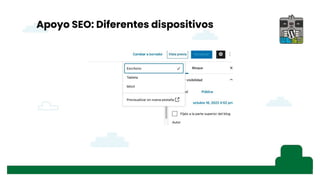Apoyo SEO: Diferentes dispositivos
 