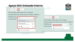 Apoyo SEO: Enlazado interno
 