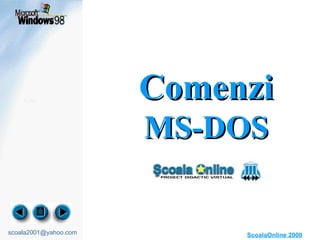 ScoalaOnline 2000 Comenzi MS-DOS 