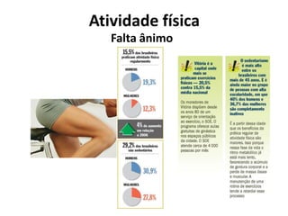 Atividade físicaFalta ânimo