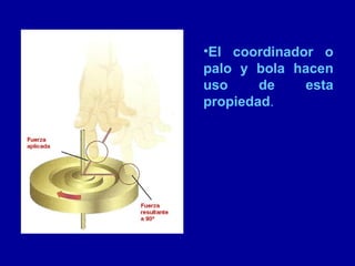 El coordinador o palo y bola hacen uso de esta propiedad . 