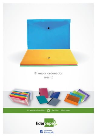 186
Informática
Liderpapel archivo Archivo Liderpapel
El mejor ordenador
eres tú
 