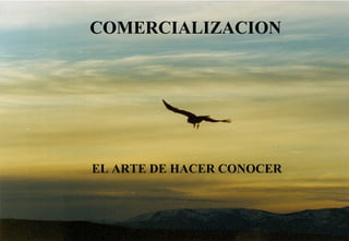 COMERCIALIZACION EL ARTE DE HACER CONOCER   