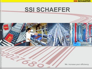 SSI SCHAEFER


SSI Schaefer Group

... Implementing Your Visions




                                We increase your efficiency
 