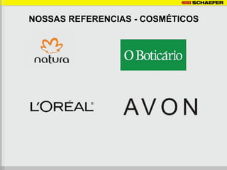 NOSSAS REFERENCIAS - COSMÉTICOS
 