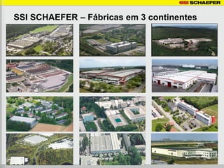 SSI SCHAEFER – Fábricas em 3 continentes
 