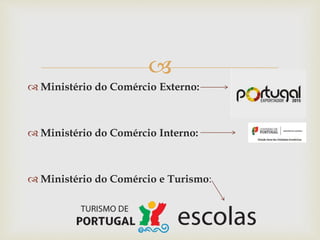 
 Ministério do Comércio Externo:
 Ministério do Comércio Interno:
 Ministério do Comércio e Turismo:
 