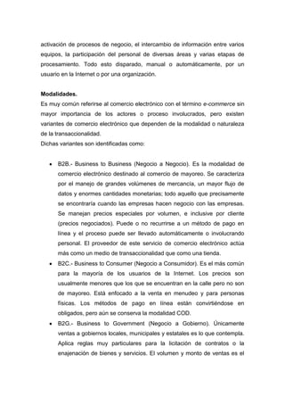 comercio electronioco