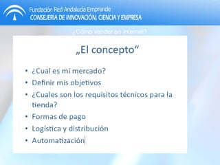 ¿Cómo vender en Internet? 