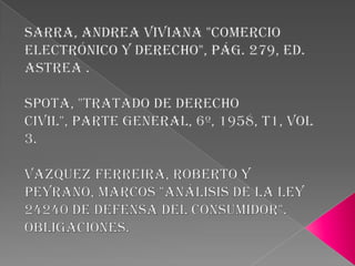 CONCLUSIONEl comercio electrónico no es un sueño futurista, sino que es algo que está ocurriendo ahora. El impacto del comercio electrónico es y será cada vez más importante, tanto en las empresas como en la sociedad. Para aquellas empresas que exploten su potencial completamente, el comercio electrónico ofrece la posibilidad de aumentar las expectativas de los clientes y permite crear nuevos mercados. Hoy en día la mayoría de empresas, incluyendo aquellas que tratan de ignorar las nuevas tecnologías, se verán afectadas también por todos estos cambios. 