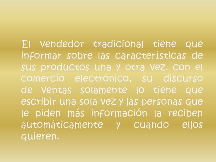 Comercio electronico vs comercio tradicional