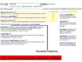  53% ficam desapontados quando sua loja preferida não vende pela internet (pesquisa de agosto/2009)