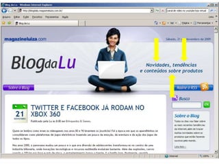 Produza ou reproduza conteúdo relevante.