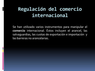 Política arancelaria