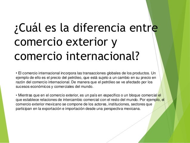 Comercio internacional