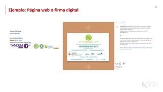 53
Ejemplo: Página web o firma digital
 