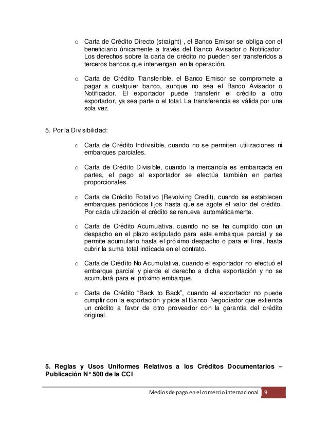 Comercio medios de pago