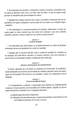 Comercio precário em Angola