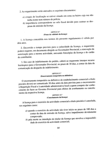 Comercio precário em Angola