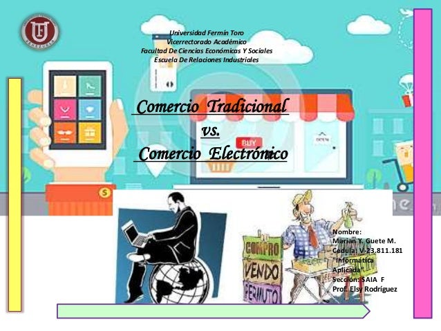 Comercio tradicional y Comercio Electrónico