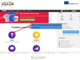 Clicca sull’icona quiz per cominciare
Il tuo quiz
 