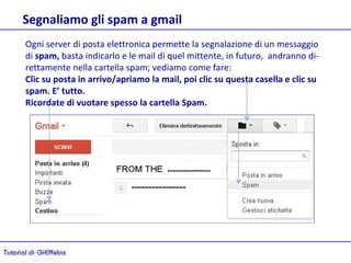 Come rendere sicure le nostre e mail con gmail a Slide 9