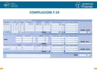 COMPILAZIONE F-24




                    25
 