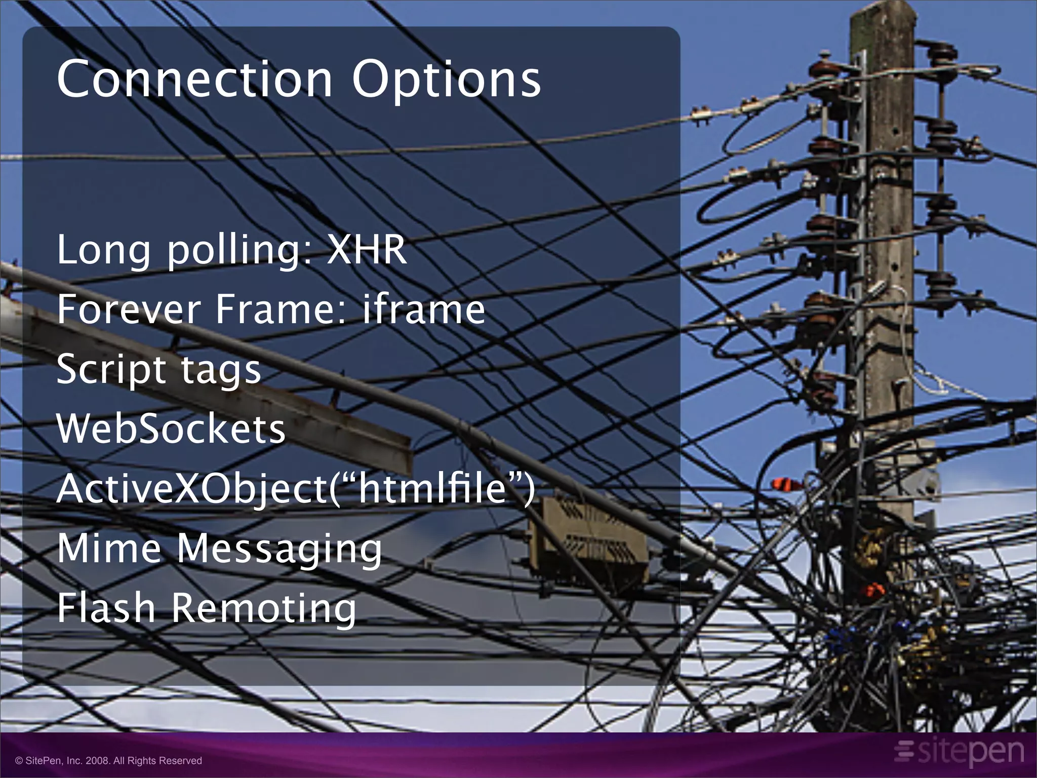 Comet and the Rise of Highly Interactive Websites