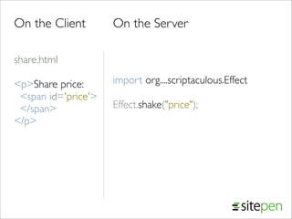 Comet from JavaOne 2008