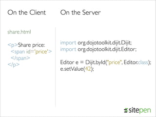 Comet from JavaOne 2008