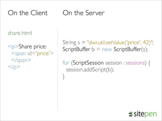 Comet from JavaOne 2008