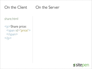 Comet from JavaOne 2008