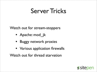 Comet from JavaOne 2008