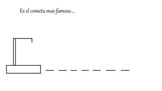 Es el cometa mas famoso…
 