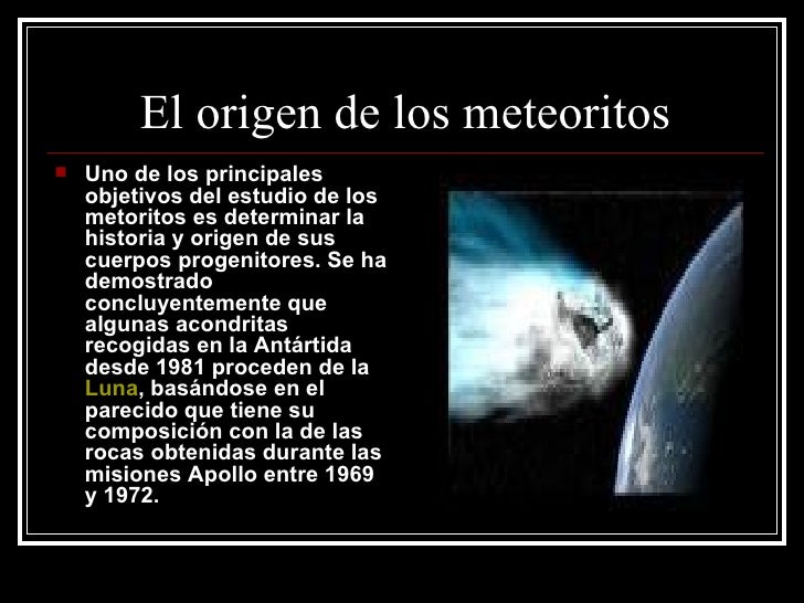 Cometas Y Meteoritos