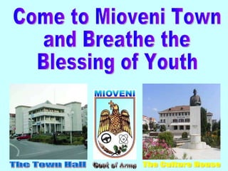 Come to Mioveni Town and Breathe the Blessing of Youth The Town Hall Coat of Arms The Culture House 