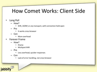 Comet: an Overview and a New Solution Called Jabbify