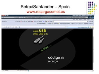 Setex/Santander – Spain  www.recargacomet.es 