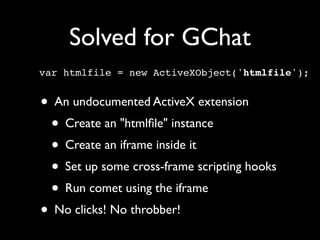 Comet at the Highland Fling