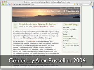 Comet at the Highland Fling